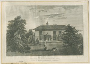 チェックリー-ボーハーストホール：彫刻、nd [c 1820-1830]（印刷） 作： Thomas (after) Underwood