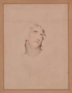 エクスタシーの若い男の頭 作： Thomas (attr. to) Lawrence