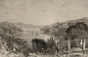 ブメリヒサール、またはヨーロッパの城 作： Thomas Allom