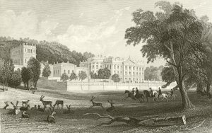 チャッツワース、ダービーシャー 作： Thomas Allom