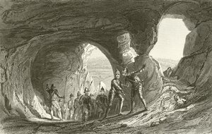 モーティマーズホール、ノッティンガム城 作： Thomas Allom