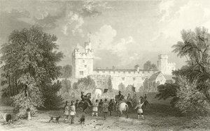 ナワース城、カンバーランド 作： Thomas Allom