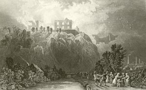 ノッティンガム城 作： Thomas Allom