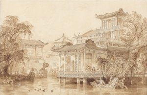 広州近くの中国商人の家