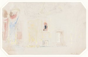 フォンテーヌブローの玉座の間 作： Thomas Allom