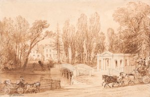 レザーヘッド近くのソーンクロフト 作： Thomas Allom