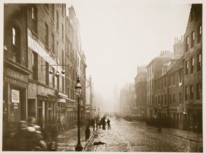 ハイストリート、グラスゴー、1878年 作： Thomas Annan