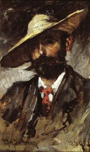 セルフポートレート 作： Thomas Austen Brown