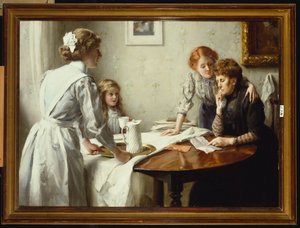 手紙、1912 作： Thomas Benjamin Kennington