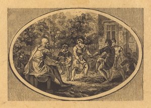 自慢の旅人 作： Thomas Bewick