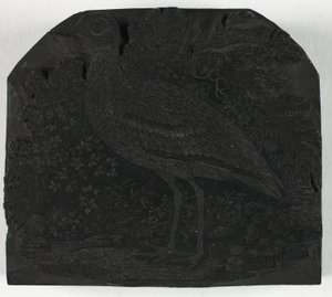 英国の鳥の歴史より、千鳥の木版画 作： Thomas Bewick