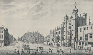 セントジェームズ宮殿の外、ポールモール、1740〜1760年、1920年 作： Thomas Bowles