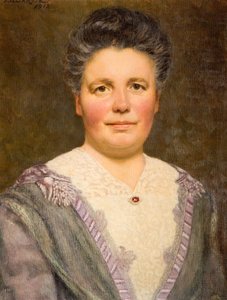 ジェラルディン・キャドバリー・ニー・サウソールの肖像、1912年。 作： Thomas Bowman Garvie