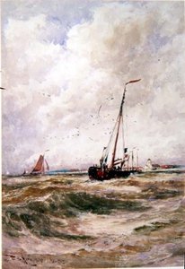 カトウィックのフィッシングボート 作： Thomas Bush Hardy