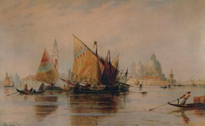 サンタマリアデッラサルーテ、ヴェネツィア、1880年、1935年 作： Thomas Bush Hardy