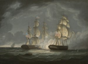 1815年の米国フリゲート大統領とHMSエンディミオンの間の行動の実行