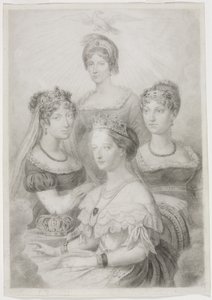 ボナパルト・ウィメン（ブラックチョーク） 作： Thomas Casimir Regnault