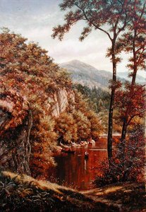 山の湖の夏の日 作： Thomas Charles Farrer