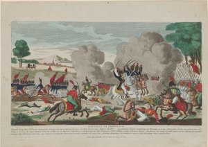 フリードランドの戦い。 1807 年 6 月 14 日、1808 年 6 月 14 日のロシアの Leib Guard の突撃 作： Thomas Charles Naudet