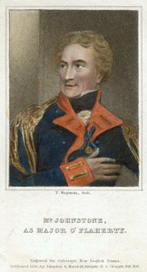 ジョンストーン氏、1818年、OFlaherty少佐。 作： Thomas Charles Wageman
