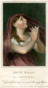 コーデリアとしてのWウェスト夫人、1820年。 作： Thomas Charles Wageman