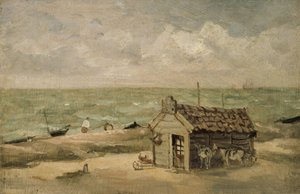 海沿いの漁師の小屋 作： Thomas Churchyard