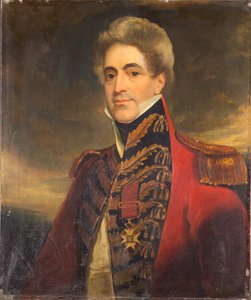 1840年頃、ウィリアムケースメント少将、インド政府軍書記、最高評議会メンバー 作： Thomas Clement Thompson