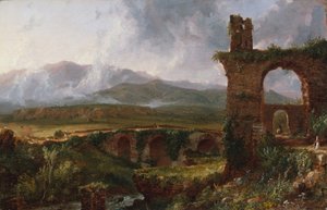 チボリ近くの景色（朝） 作： Thomas Cole