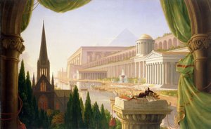 建築家の夢 作： トーマス・コール