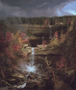 カータースキル滝、1826年 作： Thomas Cole