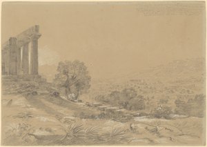ジュノ神殿、アグリジェント 作： Thomas Cole