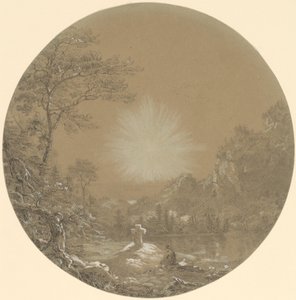 荒野の十字架 作： Thomas Cole