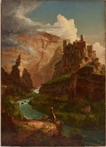 ヴォクリューズの泉 作： Thomas Cole
