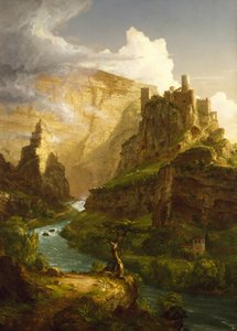 ヴォクリューズの噴水 作： Thomas Cole
