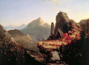 モヒカン族の最後 作： Thomas Cole