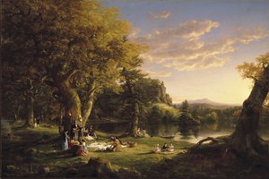 ピクニック、1846 作： Thomas Cole