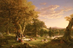 ピクニック 作： Thomas Cole