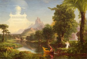 人生の航海：青春 作： Thomas Cole