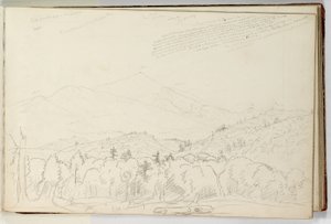 シュルーン山の北側の景色 6月28日 作： Thomas Cole
