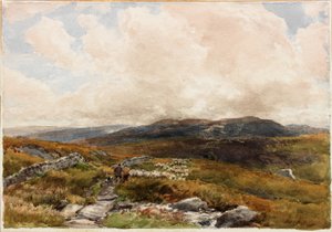 荒れ地の情景（鉛筆） 作： Thomas Collier