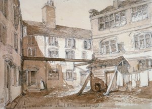 路地の救貧院、ジンジャーブレッド コート、ラム アレー、ロンドン市、1851 年。