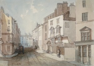 コールマン ストリート、ロンドン市、1851 年。