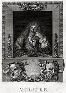 モリエール、1775年 作： Thomas Cook
