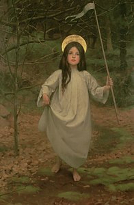 旗、1910 作： Thomas Cooper Gotch
