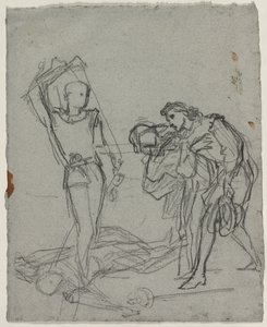 仮面舞踏会後の決闘c。 1857。 作： Thomas Couture