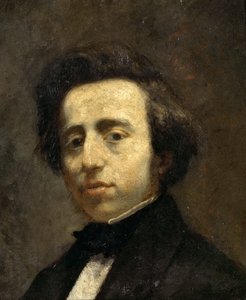 フレデリックショパンの肖像 作： Thomas Couture