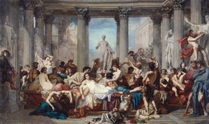 デカダンスのローマ人、1847年。