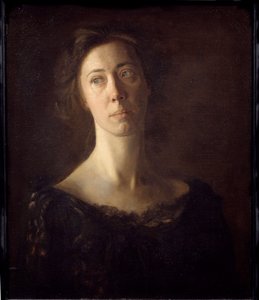 クララ（クララ・J・メイザー）の肖像 トーマス・カウパースウェイト・イーキンズ（1844-1916）の絵画（ec.ビター） 20世紀 日0,61x0,51 m パリ、オルセー美術館