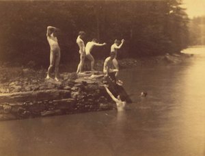 スイミングホールの研究 作： Thomas Cowperthwait Eakins