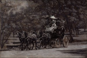 フェアマン・ロジャーズ・フォーインハンド（公園の5月の朝）1899年（油彩・キャンバス）